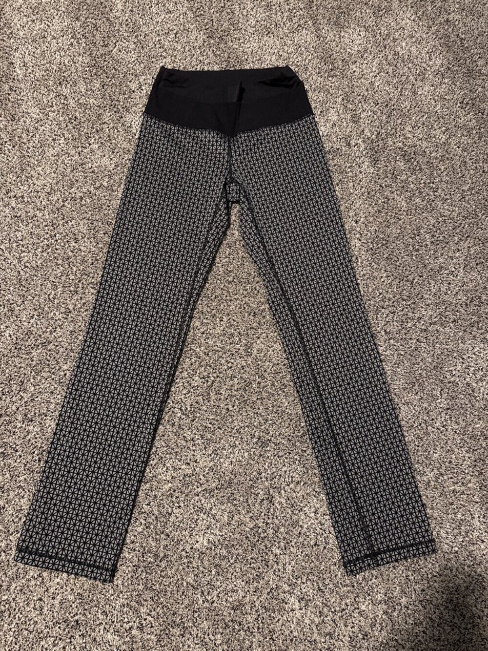 Lululemon Straight Leg Yoga Pants Size 8 Black Lounge Athleisure